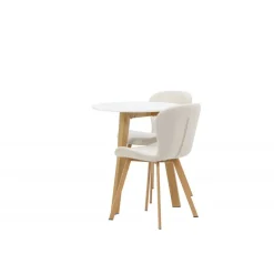 Rundt Spisebordssæt Leonora med 2 x Lilja spisebordstole