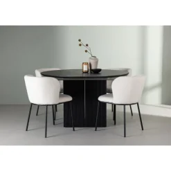 Rundt Spisebordssæt Matilda med stole Edina
