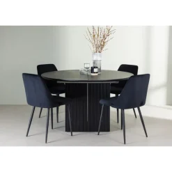 Rundt Spisebordssæt Matilda med stolene Night