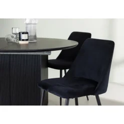 Rundt Spisebordssæt Matilda med stolene Night