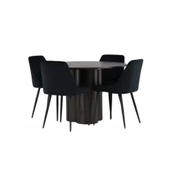 Rundt Spisebordssæt Olivia med stolene Night