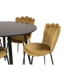 Rundt Spisebordssæt Plaza med stole Limhamn