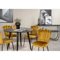 Rundt Spisebordssæt Plaza med stole Limhamn