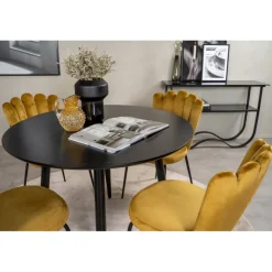 Rundt Spisebordssæt Plaza med stole Limhamn