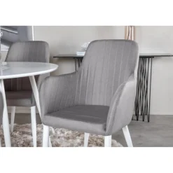 Rundt Spisebordssæt Plaza med stole Comfort