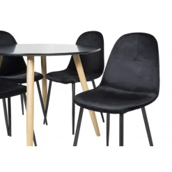Rundt Spisebordssæt Plaza med stole Polar