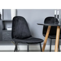 Rundt Spisebordssæt Plaza med stole Polar