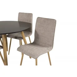 Rundt Spisebordssæt Plaza med stole Windu