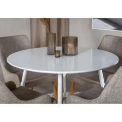 Rundt Spisebordssæt Plaza med stole Plaza