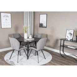 Rundt Spisebordssæt Plaza med stole Gemma