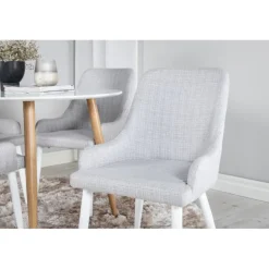 Rundt Spisebordssæt Plaza med stole Plaza