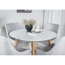 Rundt Spisebordssæt Plaza med stole Plaza