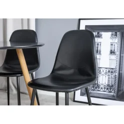 Rundt Spisebordssæt Plaza med stole Polar