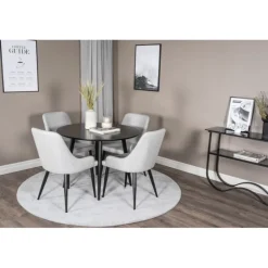 Rundt Spisebordssæt Plaza med stole Plaza