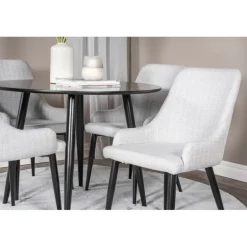Rundt Spisebordssæt Plaza med stole Plaza