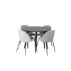 Rundt Spisebordssæt Plaza med stole Wrinkles