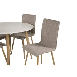 Rundt Spisebordssæt Plaza med stole Windu