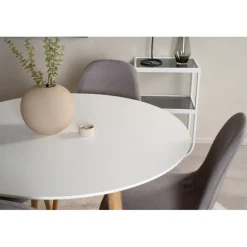 Rundt Spisebordssæt Plaza med stole Polar