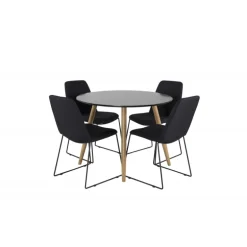 Rundt Spisebordssæt Plaza med stole Muce