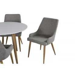 Rundt Spisebordssæt Polar med stole Plaza