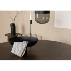 Rundt Spisebordsæt i Sten - Beige og Mocca