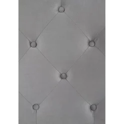 SABRINA velourseng 160x200cm - Grå