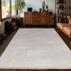 Sahara Indendørs tæppe 3D - Beige