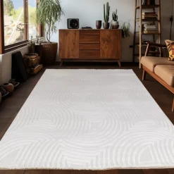 Sahara Indendørs tæppe 3D - Creme