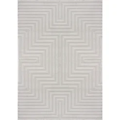 Sahara Indendørs tæppe 3D - Sølv