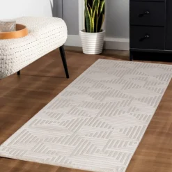 Sahara Indendørs Tæppeløber 3D - Beige