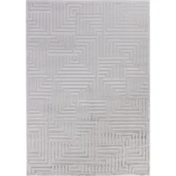 Sahara Indendørs Tæppeløber 3D - Sølv