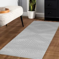 Sahara Indendørs Tæppeløber 3D - Sølv