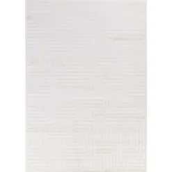 Sahara Indendørs Tæppeløber 3D - Creme