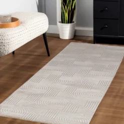 Sahara Indendørs Tæppeløber 3D - Beige