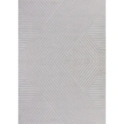 Sahara Indendørs Tæppeløber 3D - Sølv