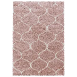 Salsa Shaggy tæppe Skandinavisk - Rosa