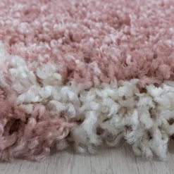 Salsa Shaggy tæppe Skandinavisk - Rosa