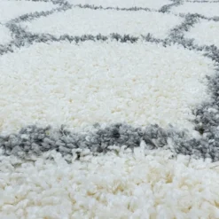 Salsa Shaggy tæppe Skandinavisk - Creme