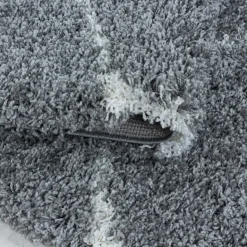 Salsa Shaggy tæppe Skandinavisk - Grå