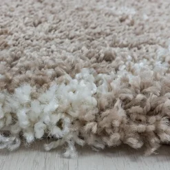 Salsa Shaggy tæppe Skandinavisk - Beige