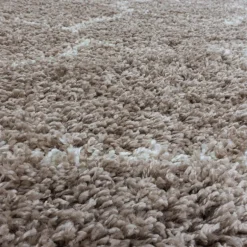 Salsa Shaggy tæppe Skandinavisk - Beige