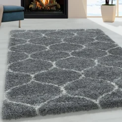 Salsa Shaggy Tæppeløber Skandinavisk - Grå