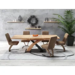 SANDOR III Spisebord med udtræk