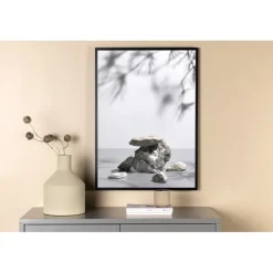 Sandstones Plakat - Hvid