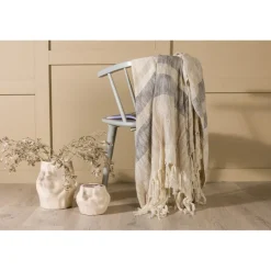 Sandy Plaid - Off White