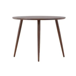 Sanford - 100x75 Rundt spisebord - Mørkebrun