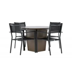 Santa Fe Rund Loungesæt - Havemøbelsæt