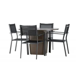 Santa Fe Rund Loungesæt - Havemøbelsæt