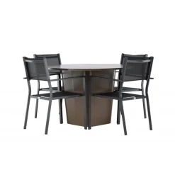 Santa Fe Rund Loungesæt - Havemøbelsæt