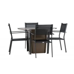 Santa Fe Rund Loungesæt - Havemøbelsæt